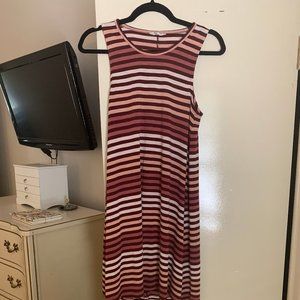 Madewell Sleeveless Striped Dress